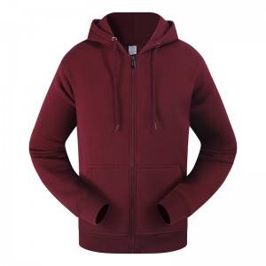Men’s Zip Hoodie Fleece Bulk Winter Outerwear Custom Manufacturer