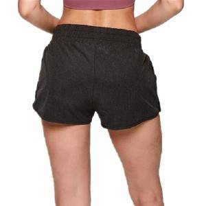 Best quality China High-Grade Fabrics out Pocket Yoga Short Tummy Control Workout Running Athletic High Waist Yoga Shorts