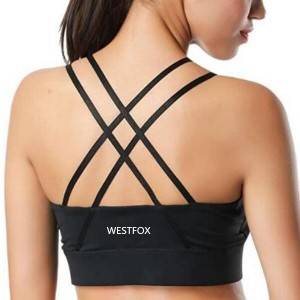 Dry Fit Sports Bra Womens Double Tap Wirefree