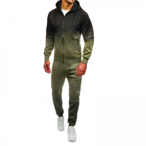 Track Suit for Men Wholesale Customized Logo Sport Running Ombre Color