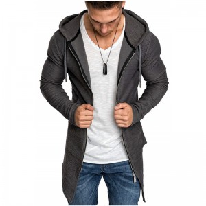 Jacket Hoodie Men Windbreaker Outerwear New Design Tuxedo Style Factory Zipper