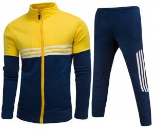 Men’s Tracksuit Uniforms Soccer Sportswear Custom Design Long Sleeve Two Piece