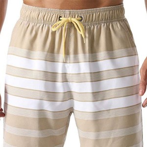 Quick Dry Washed Vintage Bathing Trunks Mens Board Shorts