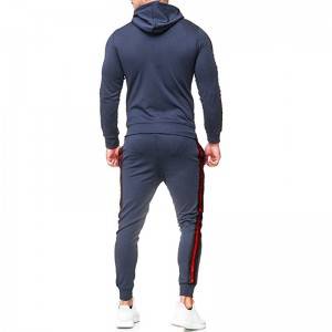 Track Suit Men Side Stripe Sports Wear Blank Cotton Polyester Unbranded