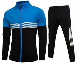 Men’s Tracksuit Uniforms Soccer Sportswear Custom Design Long Sleeve Two Piece