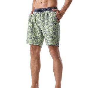 Quick Dry Washed Vintage Bathing Trunks Mens Board Shorts
