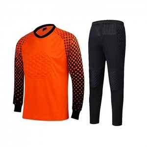Men’s Football Goalkeeper Foam Padded Jersey Shirt & Pants/Shorts