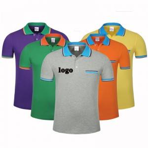 Men’s Golf Polo Shirt Custom Wholesale Workwear Design Your Own Logo Factory