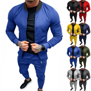Men Jacket Tracksuit Business Casual Streetwear Sports Outfit Baseball Luxury Brand Newest