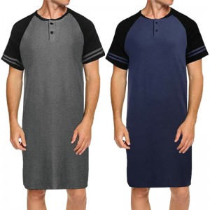 Longline T Shirt Men Extra Loose Undershirt Knitted Customized