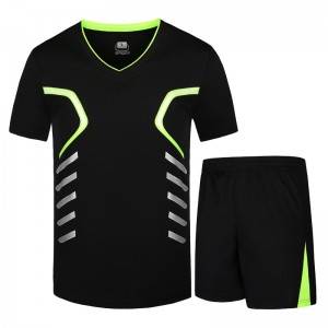 Men Sports Set Two Pieces Summer Quick Dry Plus Size Fitness Factory