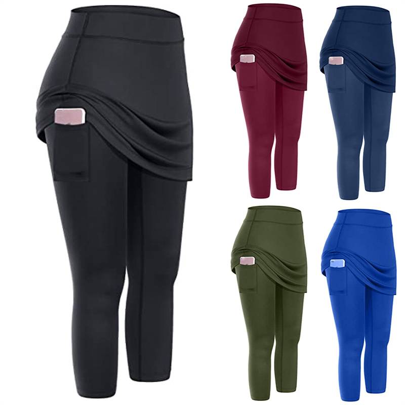 Big discounting Yoga Loose Pants -
 Skirt Leggings Women Yoga Seamless Sport Pocket Stretch Plus Size Custom Logo – Westfox
