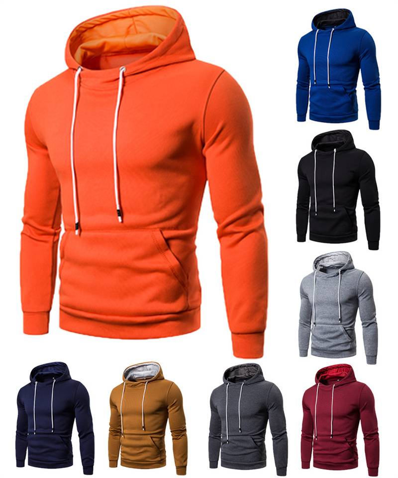 Online Exporter Cropped Hoodies Pullover -
 Mens Hoodies Plus Size Autumn Winter Fashion Drawstring Pullover Supplier – Westfox