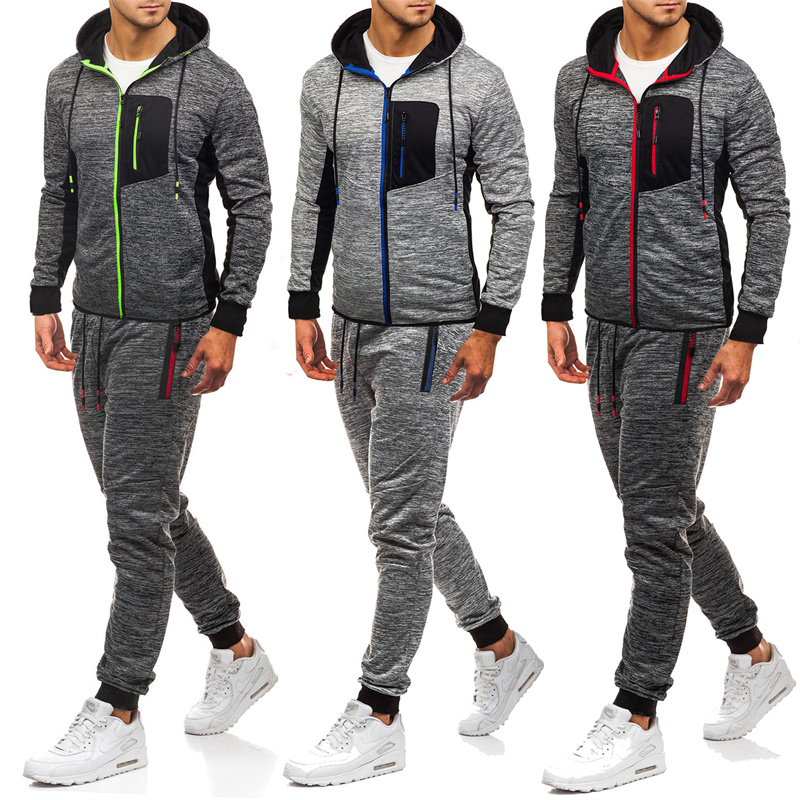 Manufacturer for Hoodies Custom -
 Men Tracksuit Fitted 2 Piece Sport US Size Hoodies Joggers Low MOQ Factory – Westfox