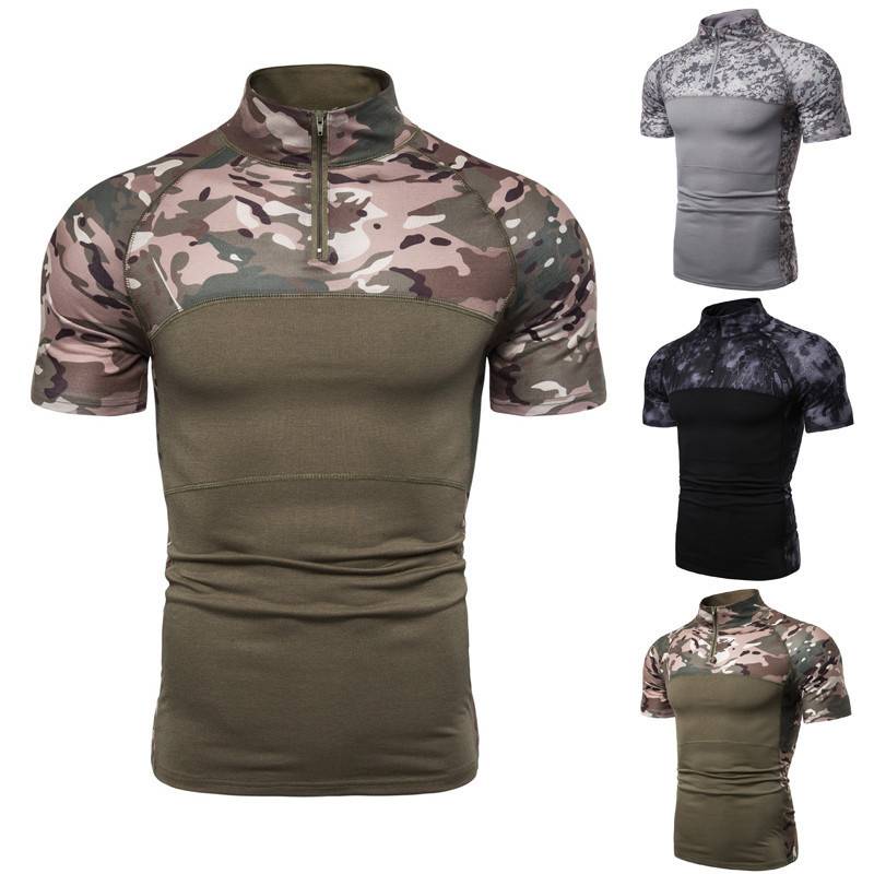 OEM/ODM Supplier Custom Mens Hoodie -
 Quarter Zipper T Shirt Summer Short Sleeve Wholesale Contrast Manufacturer – Westfox