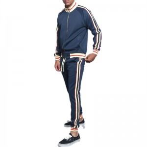 Men Sports Set Athletic Soccer Jogging Jacket Joggers Sweatsuit Running Supplier
