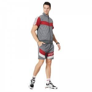 Online Exporter Workout Yoga Pants -
 Stripe Tracksuits For Men Short Sleeve Summer Quick Dry Low MOQ Manufacturer – Westfox