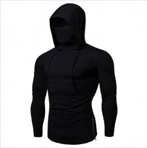 Mask Hoodies Mens Customize Logo OEM Active Cotton Cheap Price Factory