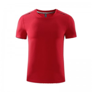 Sports T Shirt Short Sleeve Summer Plain Round Neck Fashion Oversize