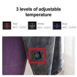 Electric Blanket Home Outdoor USB 5V Coral Fleece Heating Shawl Soft Washable Winter Wholesale
