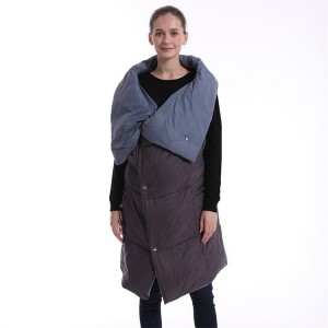 Women Heating Vest Outerwear Winter Blanket Jacket USB Suit Shawl Electric New Design Multifunctional Factory