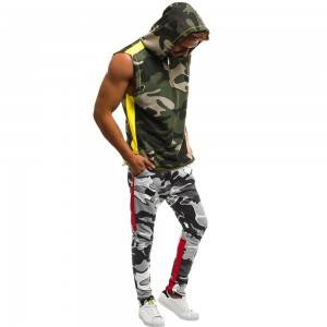 Men Hoodies and Joggers Summer Sports Fitness Hip Hop Clothes Manufacture