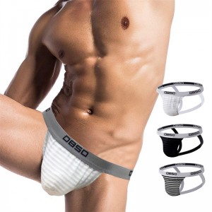 Men Jockstraps Underwear For Men Gay Low Waist Double String Home Custom Logo