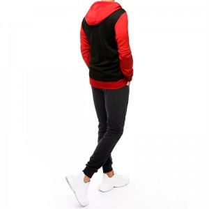 Mens Tracksuit Outfit Workout Long Sleeve Hoodie Jacket Set Oversized Supplier
