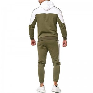 Mens Track Suits Sets OEM Sport Slim Fit Hoodie Jacket Winter High Quality Supplier