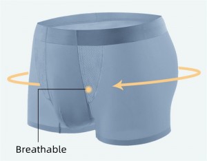 Mens Underwear Meryl Seamless Thin Ice Silk Nylon Spandex Quick Dry Factory