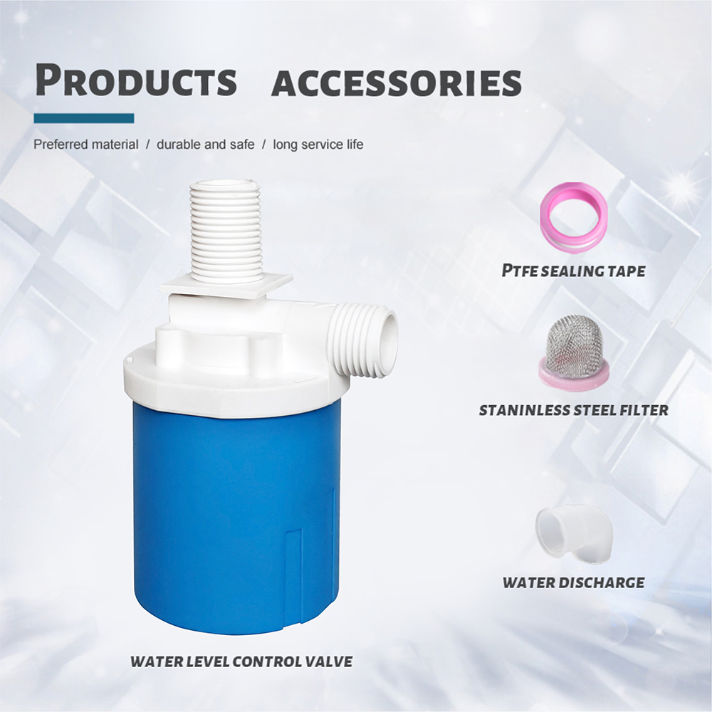 China Wholesale Toilet Fill Valve Bottom Entry Suppliers - 1/2”Inch Plastic Automatic Water Tower Top Inlet Float Ball Valve Control Valve For Water Tank – Weier