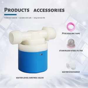 3/4 inch inside type blue plastic automatic water valve flow control float valve for water tank