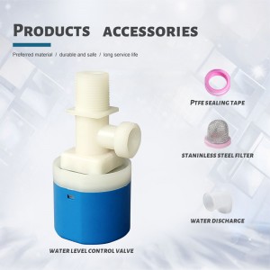 3/4 inch inside type plastic aquarium automatic float valve for water tank