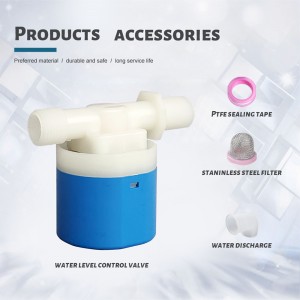 1/2 inch inside type automatic water valve flow control plastic float valve for water tank