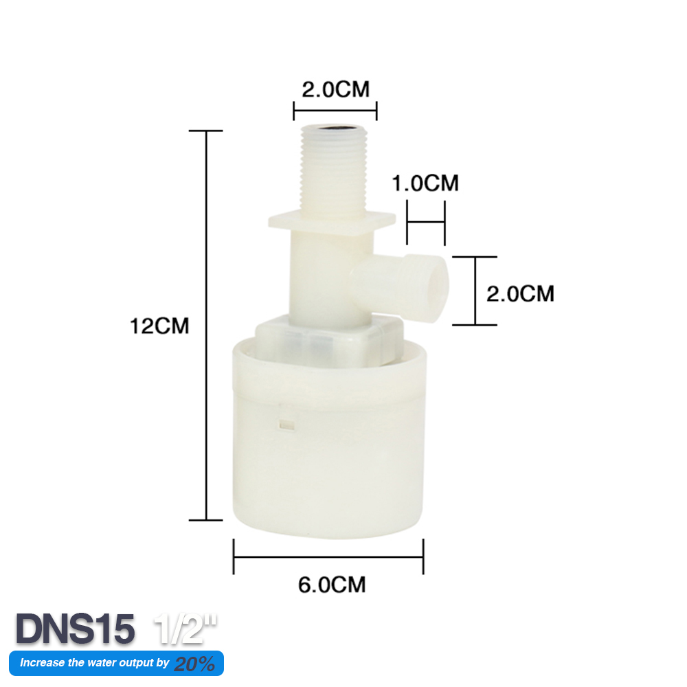 Wiir Brand 1/2” inside top inlet mini plastic float ball valve water control valve