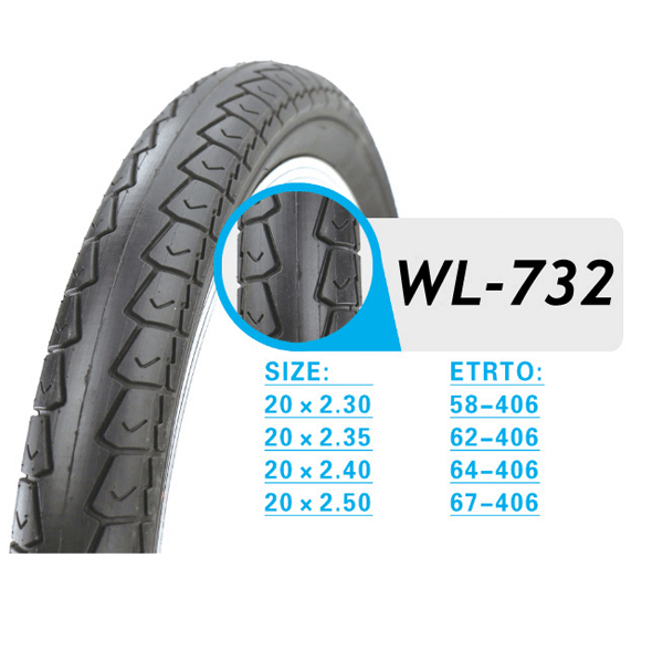 Factory wholesale 10\\\” 3.00-4 Pneumatic Rubber Wheel -
 BMX TIRE WL732 – Willing