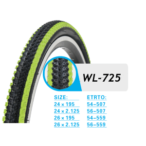 Excellent quality Union Wheel Barrow 4.00-8 Rims Round Tire -
 COLOR BICYCL TIRE WL725 – Willing