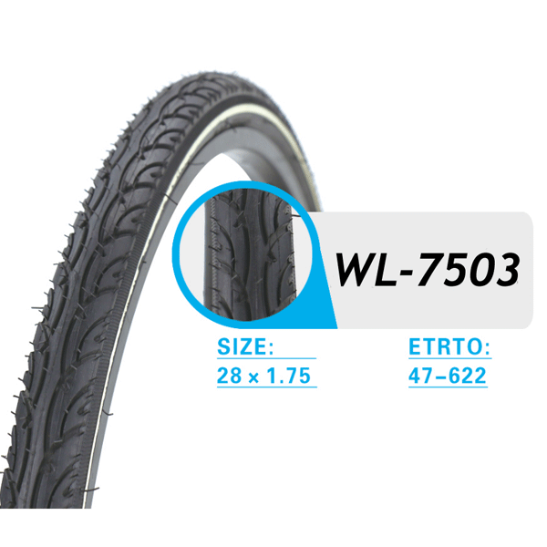 Reasonable price 6 Wheelbarrow Wheel Round Tire – Trolley Wheel -
 STREET BICYCLE TIRE WL7503 – Willing