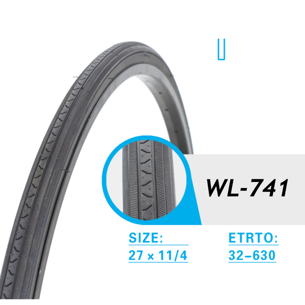 Factory wholesale 10\\\” 3.00-4 Pneumatic Rubber Wheel -
 STREET BICYCLE TIRE WL741 – Willing