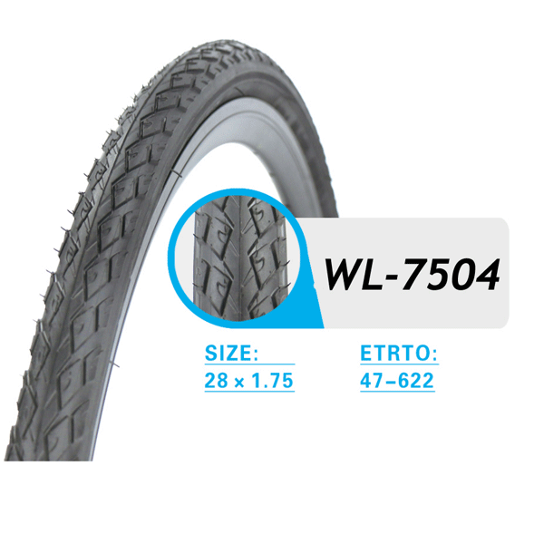 Factory wholesale Solid Wheelbarrow Tyre -
 STREET BICYCLE TIRE WL7504 – Willing