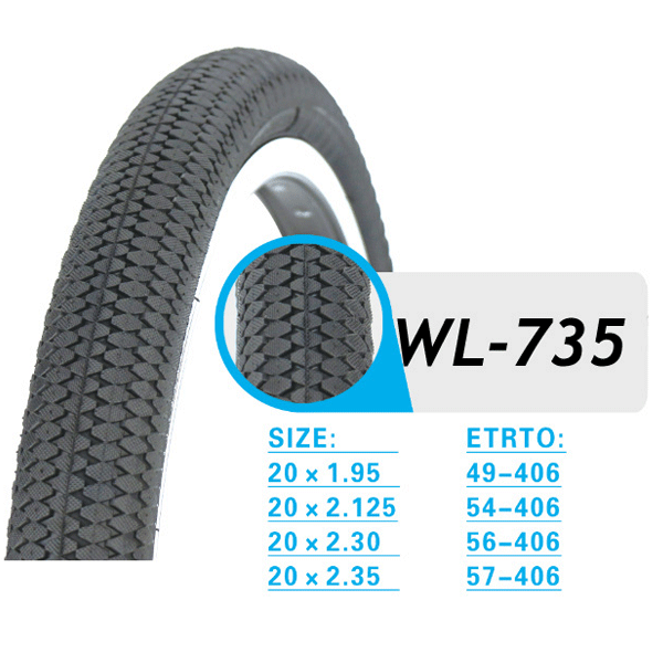 Factory directly supply Tricycle Tires 400-8 -
 BMX TIRE WL735 – Willing