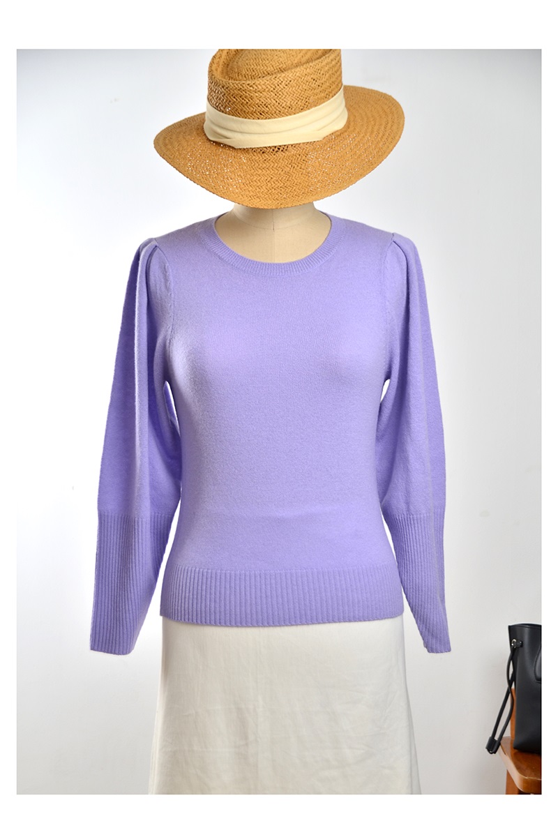 ALIENOR 90% WOOL-10% CASHMERE JERSEY 12GG TOP Featured Image