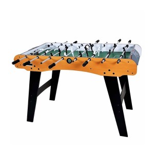 4FT Free-Standing Wooden Foosball Table Football Soccer Game with 2 Balls| WIN.MAX