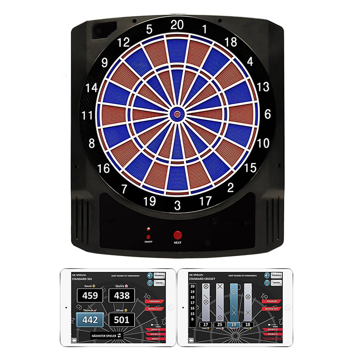 GLD Viper VTooth 1000 EX Wireless Electronic Dartboard w/ V-Tooth Mobile App