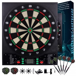Electronic dartboard with 6 darts Innovative dart machine with German voice|WIN.MAX