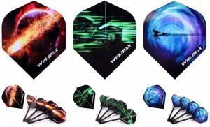 Wholesale Best Dart Flights 72Pcs Standard and Pear Shape 3mm Extra Thick | WIN.MAX