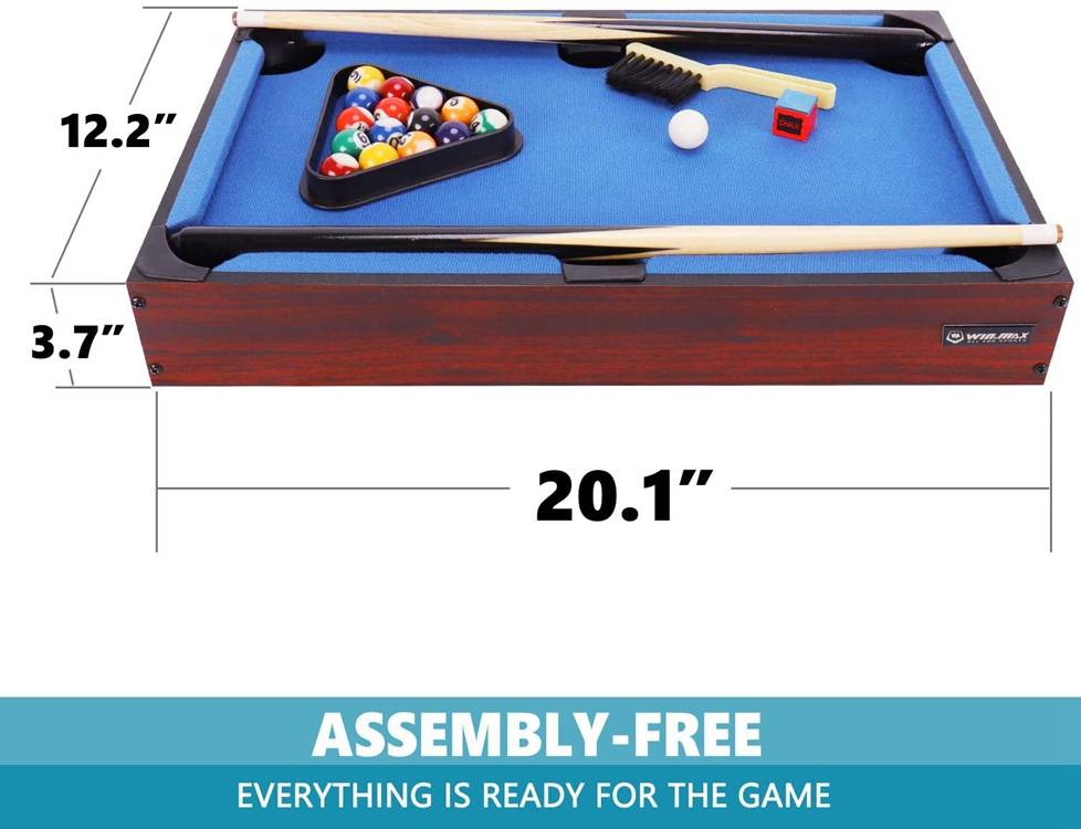 Well-designed Pool Tables For Sale - 20-Inch Mini Pool Table in House for Kids | WIN.MAX – Winmax detail pictures