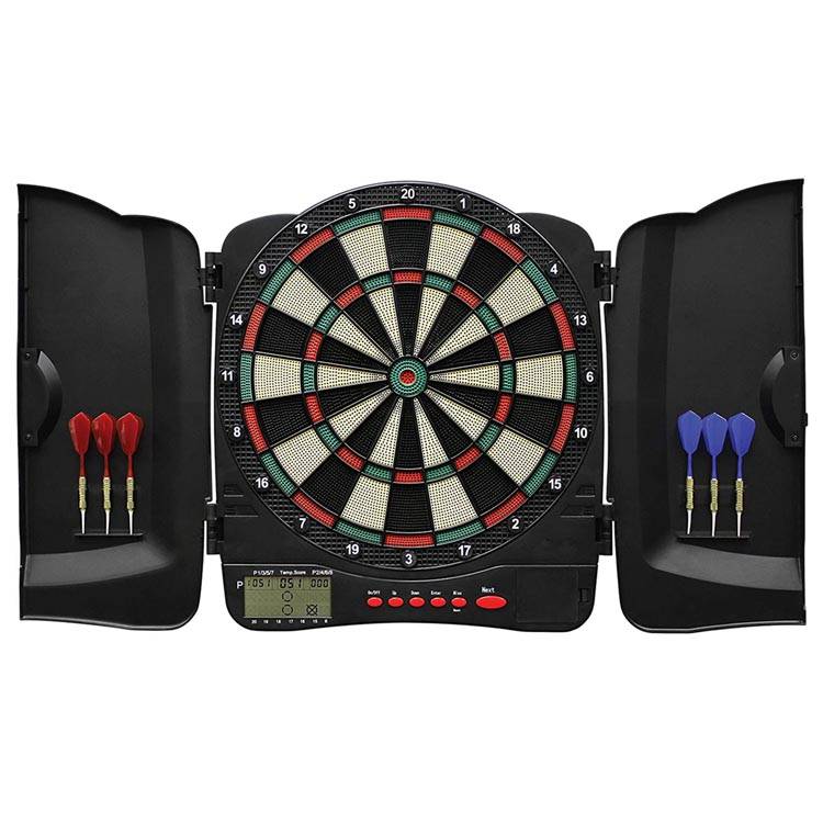 Wholesale Digital Dart Board – Dart Cabinet with Plastic Doors for 1-8 Players | WIN.MAX Featured Image