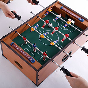 What happens when there is a tie in the table soccer|WIN.MAX