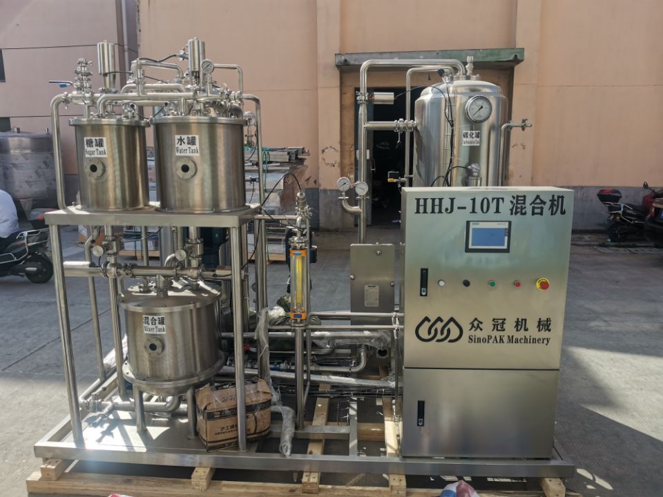 Carbonated soft drink preparing system